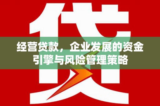 吕梁经营贷款，企业发展的资金引擎与风险管理策略