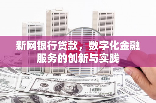 吕梁新网银行贷款，数字化金融服务的创新与实践