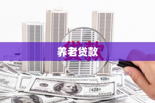 吕梁养老贷款
