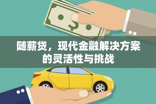 吕梁随薪贷，现代金融解决方案的灵活性与挑战