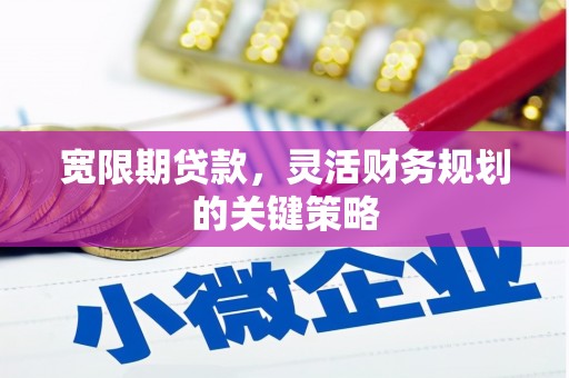 吕梁宽限期贷款，灵活财务规划的关键策略