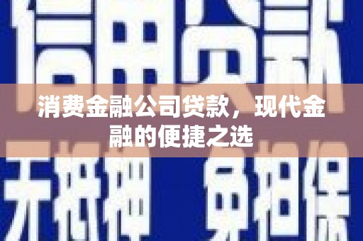 吕梁消费金融公司贷款，现代金融的便捷之选