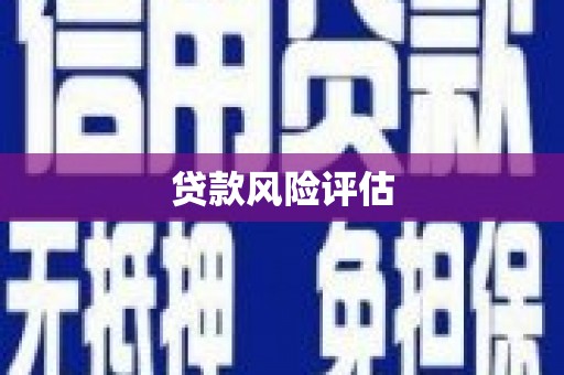 吕梁贷款风险评估
