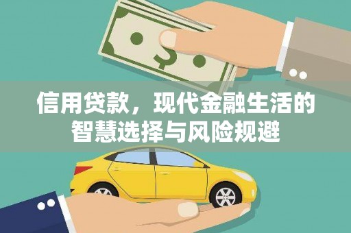 吕梁信用贷款，现代金融生活的智慧选择与风险规避