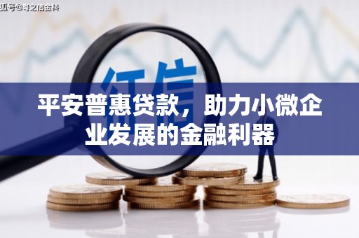 吕梁平安普惠贷款，助力小微企业发展的金融利器
