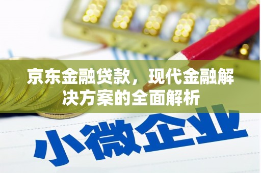 吕梁京东金融贷款，现代金融解决方案的全面解析
