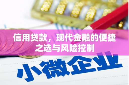 吕梁信用贷款，现代金融的便捷之选与风险控制