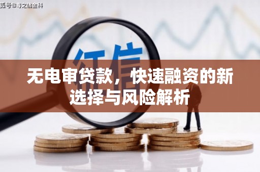 吕梁无电审贷款，快速融资的新选择与风险解析