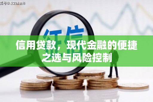 吕梁信用贷款，现代金融的便捷之选与风险控制
