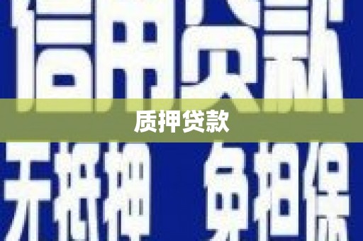 吕梁质押贷款