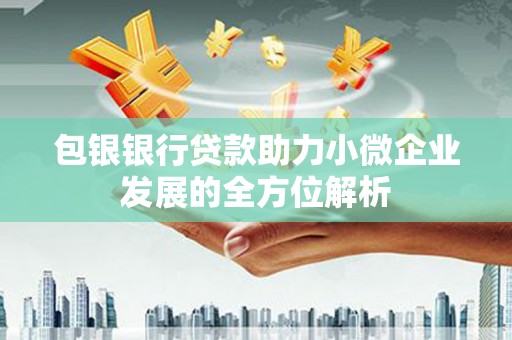 吕梁包银银行贷款助力小微企业发展的全方位解析