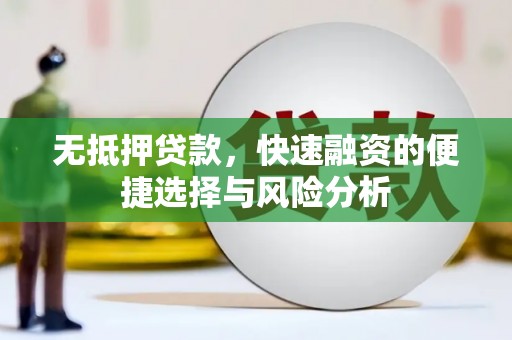 吕梁无抵押贷款，快速融资的便捷选择与风险分析