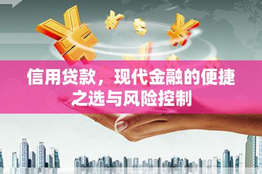 吕梁信用贷款，现代金融的便捷之选与风险控制