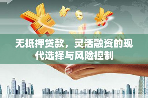 吕梁无抵押贷款，灵活融资的现代选择与风险控制