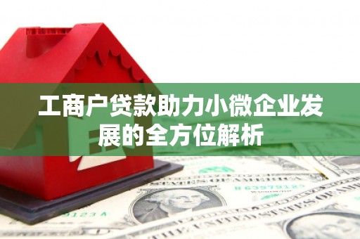 吕梁工商户贷款助力小微企业发展的全方位解析