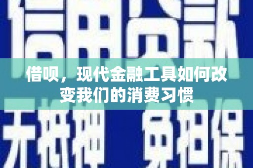 吕梁借呗，现代金融工具如何改变我们的消费习惯