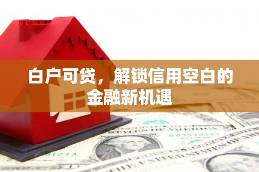吕梁白户可贷，解锁信用空白的金融新机遇