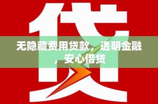 吕梁无隐藏费用贷款，透明金融，安心借贷