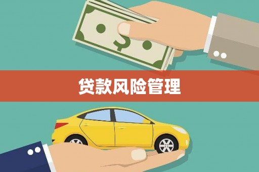 吕梁贷款风险管理