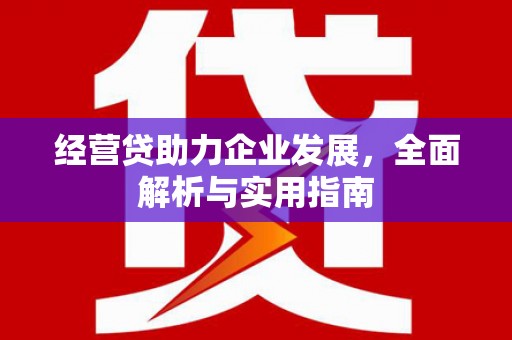 吕梁经营贷助力企业发展，全面解析与实用指南