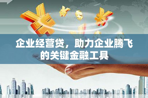 吕梁企业经营贷，助力企业腾飞的关键金融工具