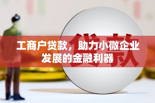 吕梁工商户贷款，助力小微企业发展的金融利器