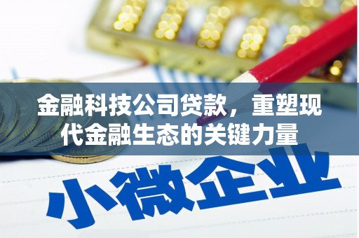 吕梁金融科技公司贷款，重塑现代金融生态的关键力量