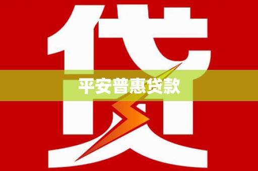吕梁平安普惠贷款