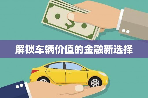 吕梁解锁车辆价值的金融新选择