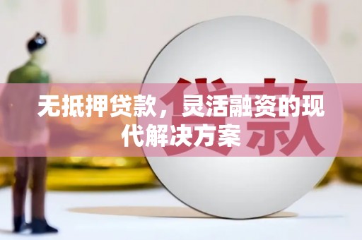 吕梁无抵押贷款，灵活融资的现代解决方案