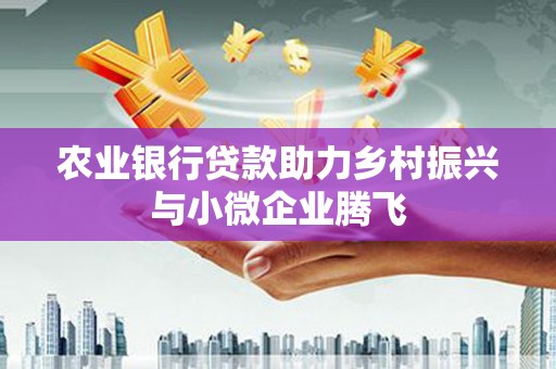 吕梁农业银行贷款助力乡村振兴与小微企业腾飞