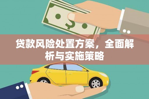 吕梁贷款风险处置方案，全面解析与实施策略