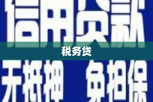 吕梁税务贷